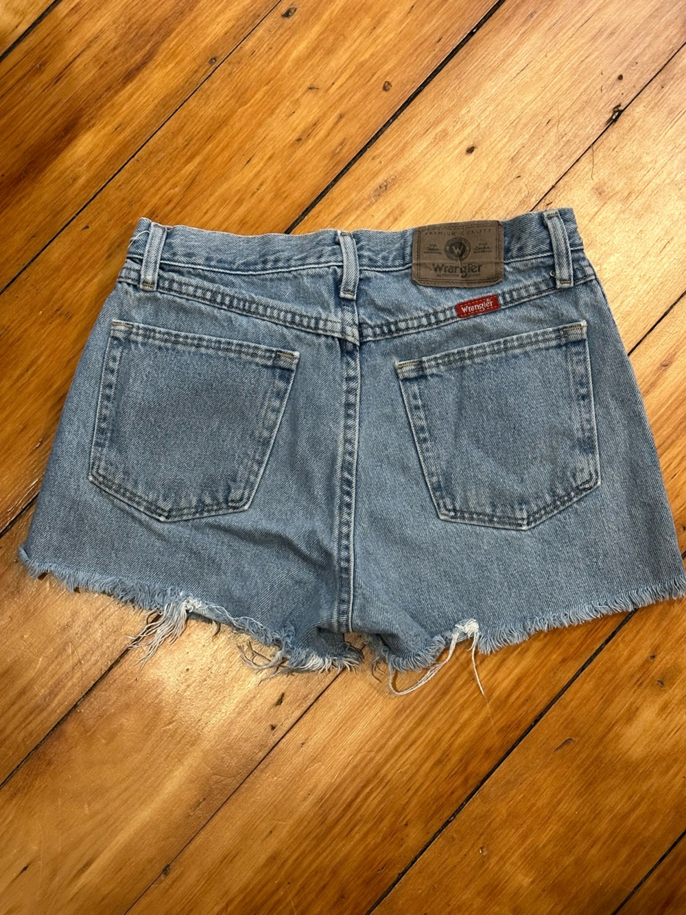 Wrangler cutoff denim shorts